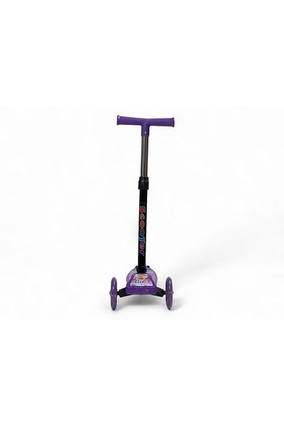 ALBADER 2-in-1 Kick Scooter, Upgraded Adjustable Height Handlebars, Lighted Wheels, Manual Scooter