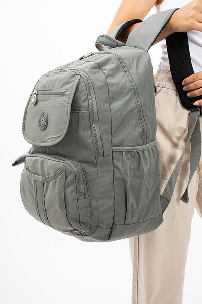 571 Collections Çanta Unisex Grey Ultra Light αδιάβροχο σακίδιο πλάτης - Πολλαπλές τσέπες (Μοντέλο: 571-2E)