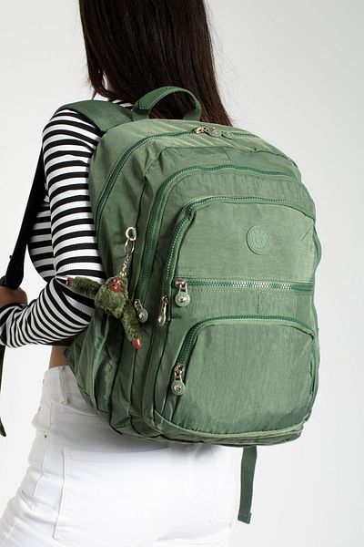 571 Collections Çanta Εξαιρετικά ελαφρύ πράσινο Unisex Crinkle Backpack - Πολλαπλές τσέπες (Μοντέλο: 571-2C)