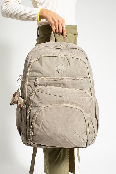 571 Collections Çanta Unisex Ultra Light αδιάβροχο σακίδιο πλάτης - Πολλαπλές τσέπες, Mink (571-1E)