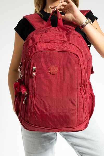 571 Collections Çanta Waterproof Red Backpack - Ultra Light, Multi-Pocket (Model: 571-1D)