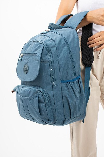 571 Collections Çanta Rucsac unisex albastru ultra ușor impermeabil - buzunare multiple (model: 571-2E)