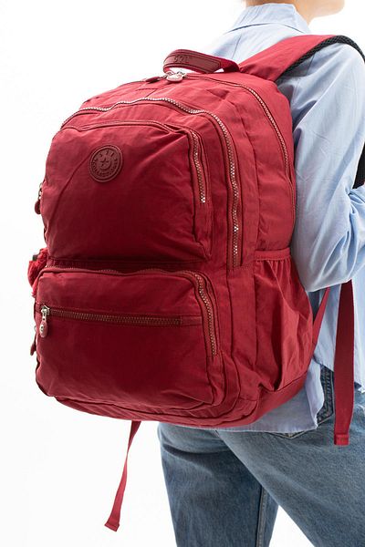 571 Collections Çanta Red Ultra Light Multi-Pocket Backpack - 571-2D