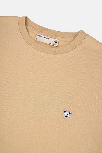 WWF Market Μπλουζάκι Panda Premium - Latte
