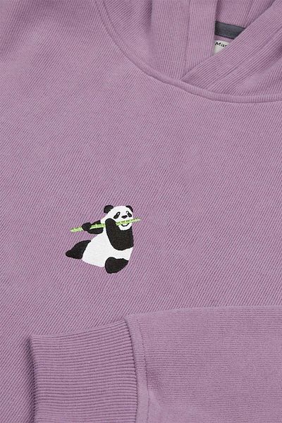 WWF Market هودي قصير من Giant Panda Supersoft - أرجواني