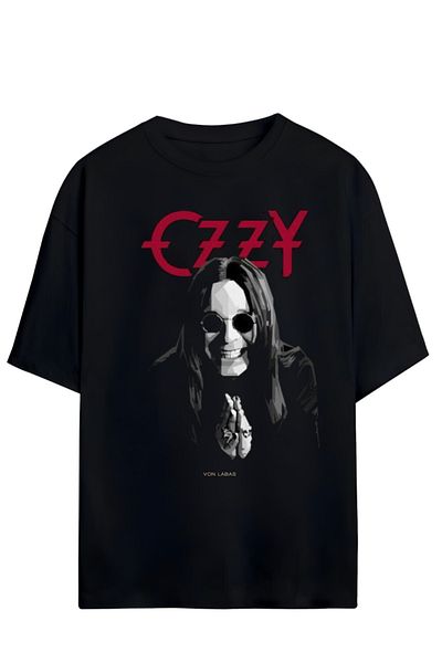 MAGORS OZZY OSBOURNE UNISEX OVERSIZE ΒΑΜΒΑΚΟ T-SHIRT