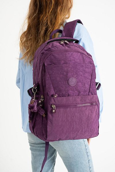 571 Collections Çanta Purple Crinkle Backpack - Ultra Light and Multi-Pocket (Model:571-3A)