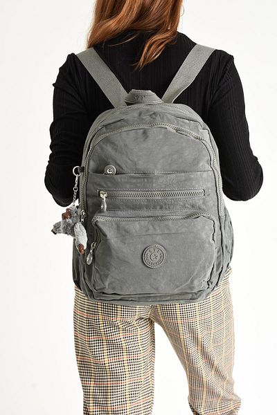 571 Collections Çanta Unisex γκρι εξαιρετικά ελαφρύ μεσαίο σακίδιο πλάτης - Πολλαπλές τσέπες (Μοντέλο: 571-4B)