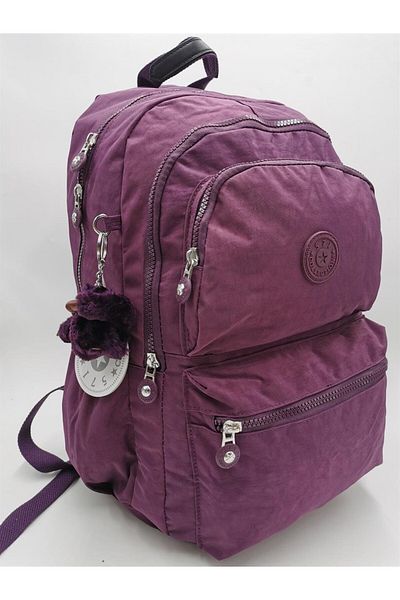 571 Collections Çanta UniSex Purple Ultra Light SChool and Travel BaCkpaCk - 571-1C