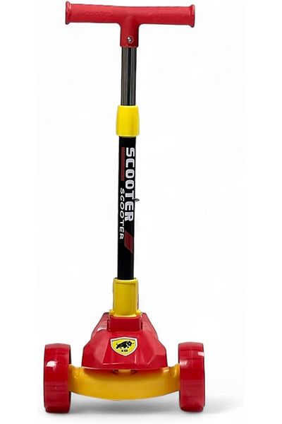 ALBADER 2-in-1 Kick Scooter, Upgraded Adjustable Height Handlebars, Lighted Wheels, Manual Scooter