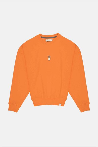 WWF Market Πορτοκαλί Baby Squirrel Super Soft Oversize φούτερ