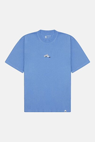 WWF Market Yunus Oversize Lightweight T-Shirt - Mavi