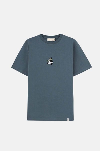 WWF Market Giant Panda Patterned Premium Gray T-shirt