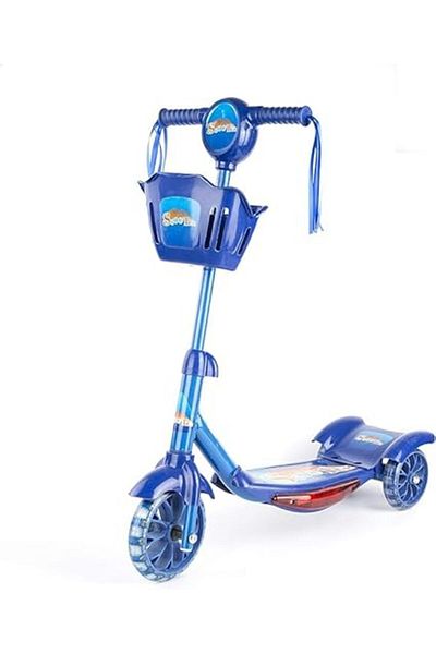 ALBADER Kick Scooter For Kids, 3 LED Music Lighted Wheels, Kick Scooter with Music &, Manual Scooter