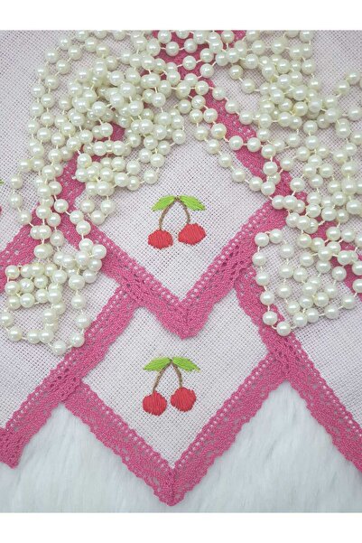 HAPPY HANDMADE Anneler Günü Hediyesi 6lı Kahve Sunumluk Peçete El Işlemesi Ge...
