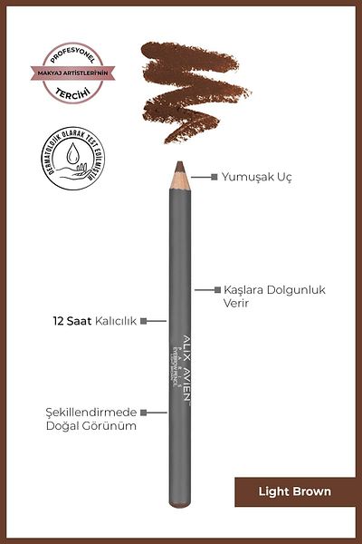 Alix Avien Eyebrow Pencil Light Brown