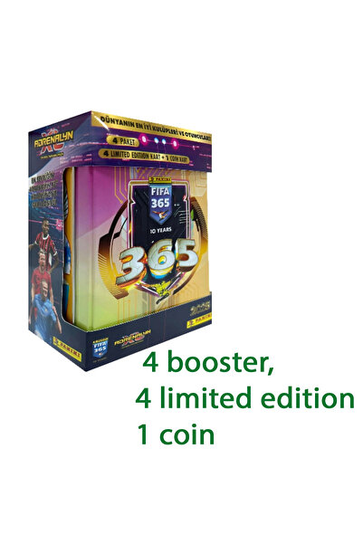 Panini Fıfa 365 2025 Adrenalyn Xl - Classic Tin Set Teneke Kutu Çok Özel Set 2 (4 PAKET 1 COİN KART)