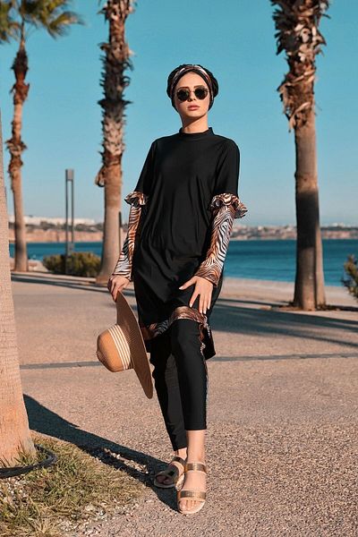 Moodbasic Sw36.121 Leopard Swimwear