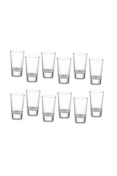 Dania LAV Clear Glass Espresso Cups Welcome 62ml 12pcs