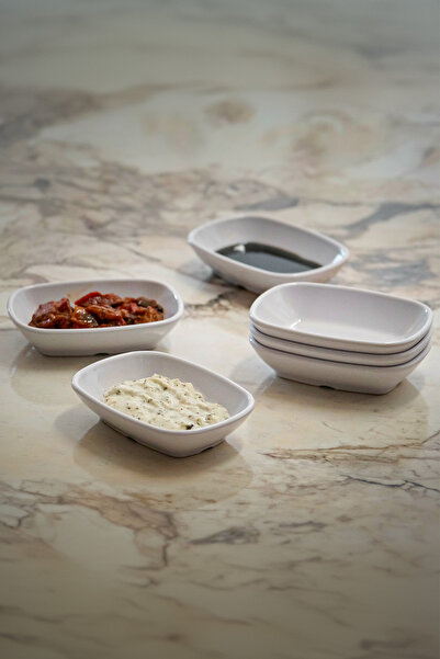 Lala Mutfak مجموعة أطباق زينة صغيرة من Gözde مكونة من 6 قطع (12 × 8 سم - أنيقة ومتينة)