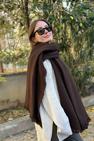 novon Λεπτομερές μακρύ κασκόλ με φούντα Soft Touch