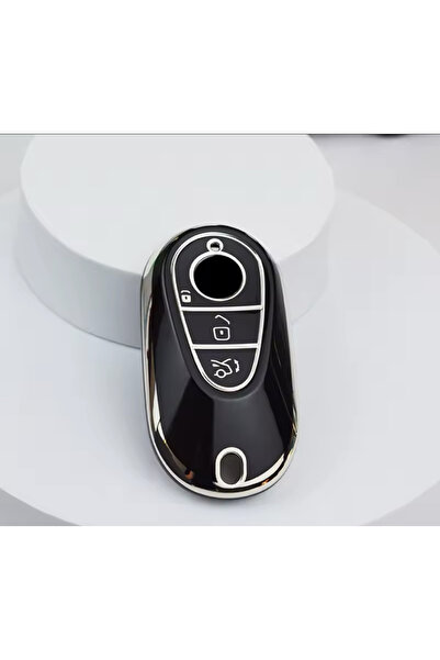 kaytaz غطاء مفتاح مرسيدس أسود موديل جديد - W206 W223