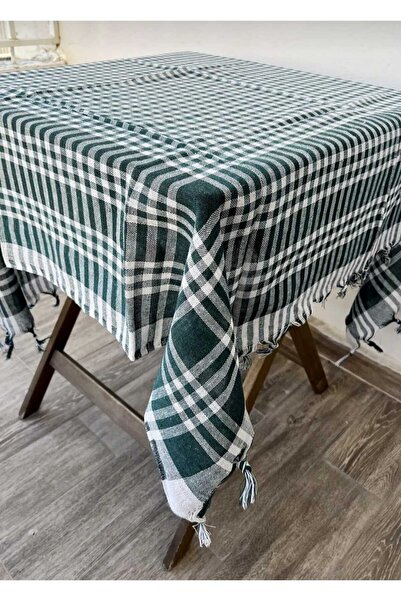 MORRİVAL 170x170 cm Pamuk komada Sa resama stolnjaka i Stolnjak set