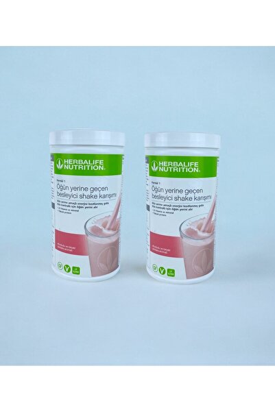 Herbalife Yakut Set 2 Adet Ahududu Ve Beyaz Çikolata Aromalı Shake 500 gr