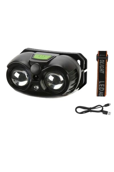 Kenko İki Gözlü Fonksiyonlu Kafa Lambası Baş Feneri L-01