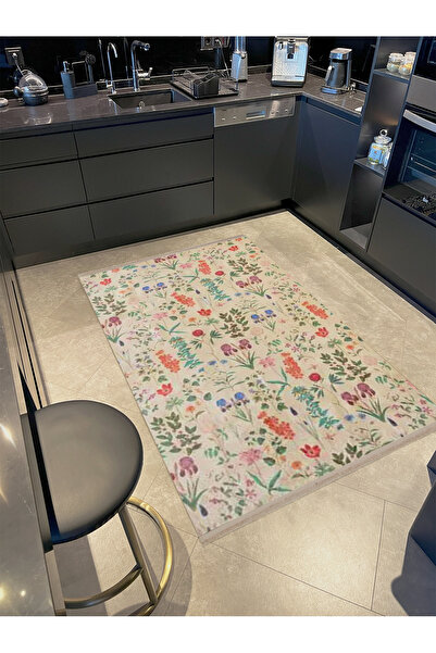 Rugs Modern Halı Kemal Koleksiyonu Çok Renkli Floral Çiçek Motifleri Desenli ...