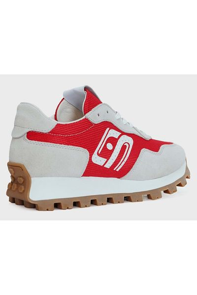 Lufian 111230203 Arthur Sneaker Erkek Deri Casual Klasik Ayakkabı Kırmızı