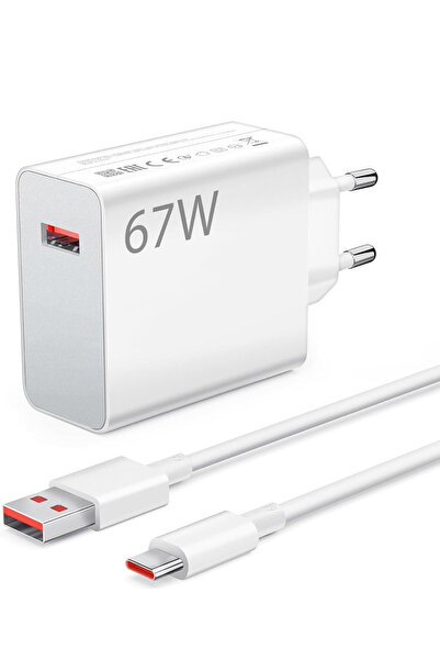 ErciyasOTO 67W (Watt) Turbo + Hızlı Şarj Aleti Adaptörü + Kablo Seti Orijinal