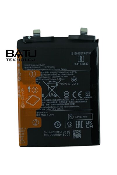 batuteknoloji Xiaomi Mi 13T Pro BM5T Uyumlu Batarya Pil