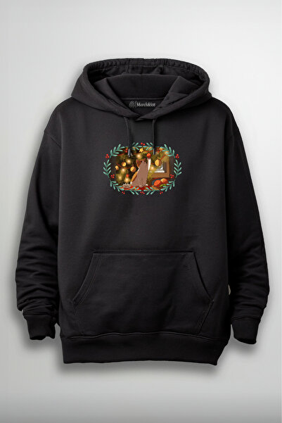 Merch&ice mačka Božićni ukrasi za jelke Božić Štampano Unisex dukserica