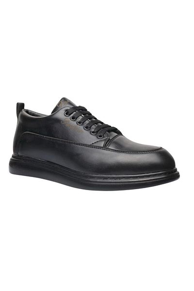 Liger Ανδρικό Ορθοπεδικό Τζελ Πάτος Comfort Casual Παπούτσια ΜΑΥΡΟ