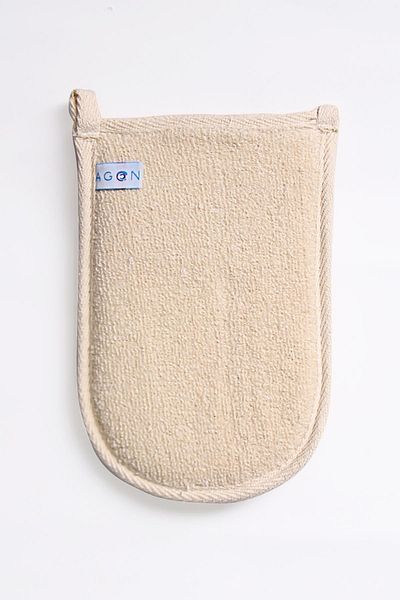 Agon Pumpkin Fiber Bath & Shower Gloves Body Washcloth