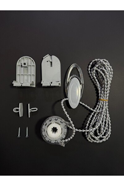 mep mekanik Set mecanism pentru zebra și jaluzele - gri deschis, compatibil cu carcasă de 3,5 cm