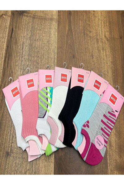 Şirin Ballet Patterned Closed Invisible Socks (12 Pieces) Number 36-40