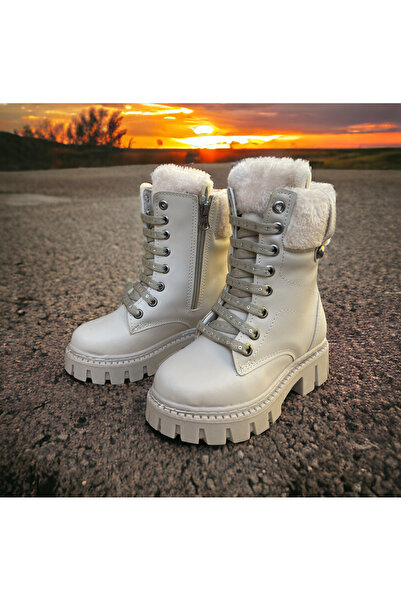 Hızlı Al KIZ ÇOCUK BOT (KOLAY GİYİLEBİLİR YANDAN FERMARLI İÇİ KÜRKLÜ KIZ ÇOCUK BOT)