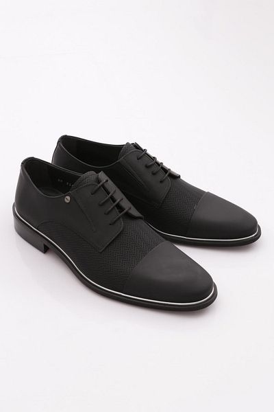 DGN Men's Rubber Sole Microlight Shoes Black Taffeta 365326102