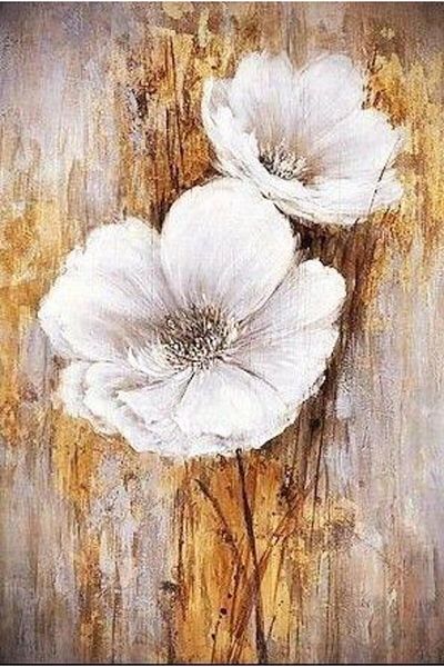 Marcel Kristal Tablo Flower Pattern 40X57Cm Marcel Art Diamond Mosaic Painting
