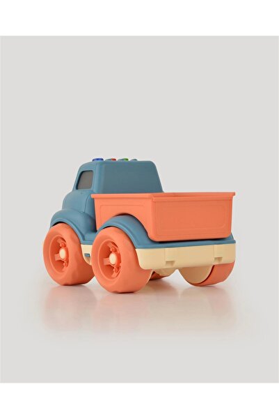 Doğan Oyuncak Dünyası Luxury Turquoise Miniature Pickup with Sound and Light - Plastic Truck - Unbreakable Toy - Unbreakable Pickup - Light