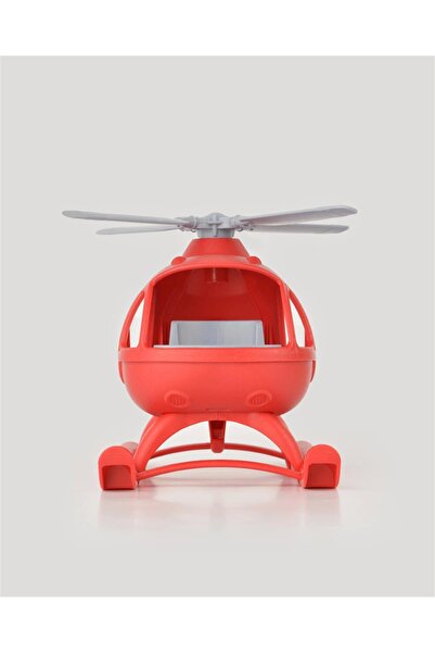 Doğan Oyuncak Dünyası Luxury Red Big Helicopter - Plastic Helicopter - Unbreakable Toy - Unbreakable Helicopter - Helikop