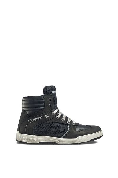 The Biker Jeans Stylmartin Atom Black Nero Protected Motorcycle Shoes