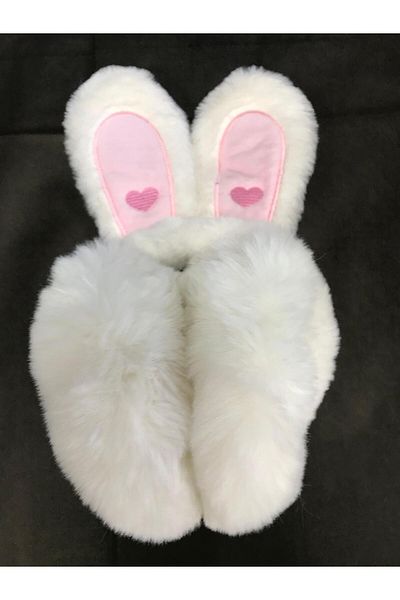GA Mark Cute Fluffy Furry Plush Rabbit Earmuff Kids Own Production
