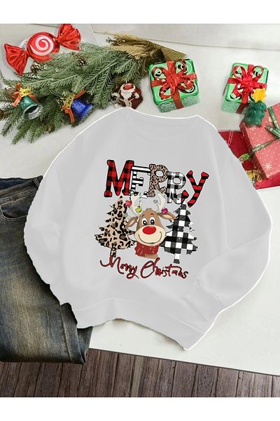 seda Unisex Women/Men's Christmas Themed Sweatshirt