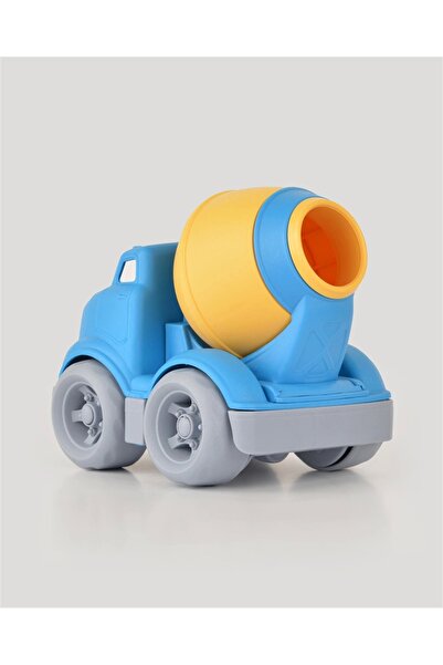 Doğan Oyuncak Dünyası Luxury Blue Tiny Mixer - Plastic Mixer - Unbreakable Toy - Unbreakable Cement Truck - Cement Cart