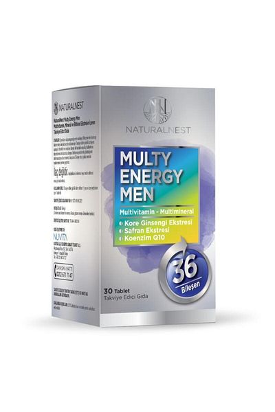Naturalnest Multy Energy Men - 30 Tablets