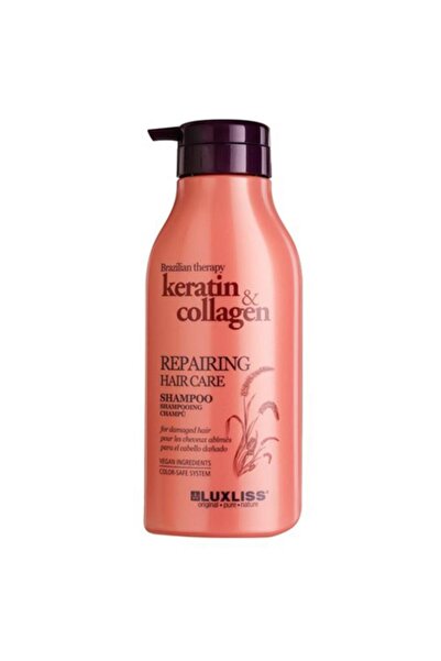 Luxlıss Keratin Collagen Repairing Hair Care Shampoo 500 ml
