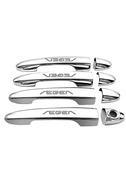 CarEste Fiat Egea 2015 Ve Üzeri Yazılı Krom Kapı Kolu Paslanmaz Çelik